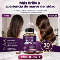 Hair Growth – Tratamiento Capilar con Biotina, Colágeno y OptiMSM