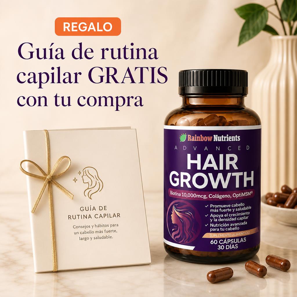 Hair Growth - regalo guia de rutina capilar gratis con tu compra
